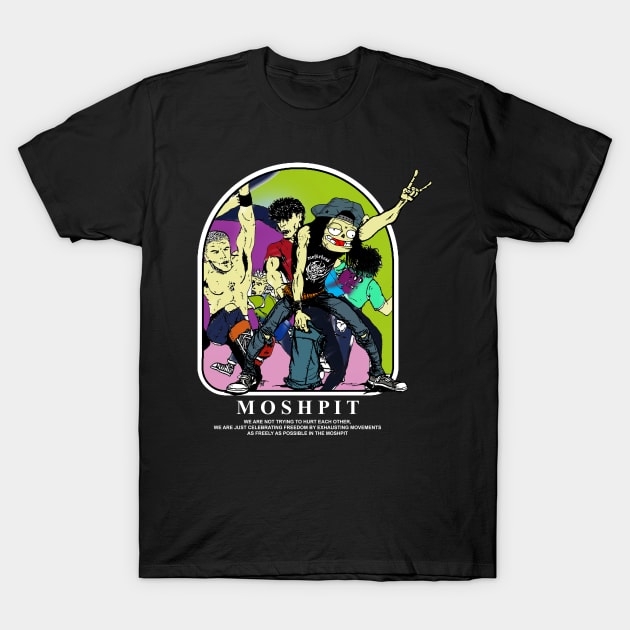 mosh pit T-Shirt by antonimus